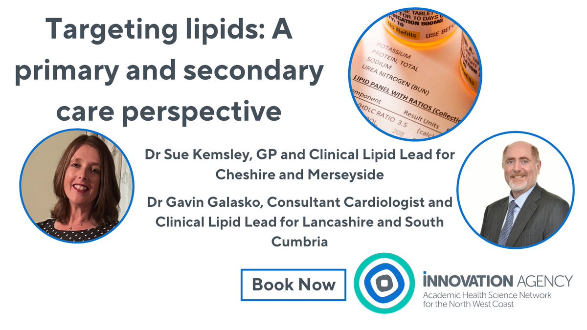 ❤️ EVENT: The Mastering Cholesterol webinar series is aimed at healthcare professionals from the North West Coast working in primary, secondary and tertiary care. 🔗eventbrite.co.uk/e/targeting-li… #cholesterol #lipids #webinar @CardiacNwc @JulsReynolds @AHSNNetwork @heartukcharity