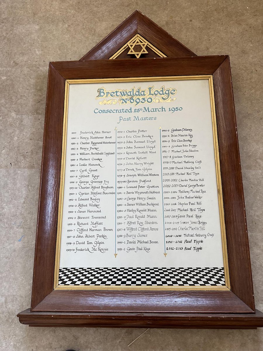 Bretwalda Lodge 6930 tweet media