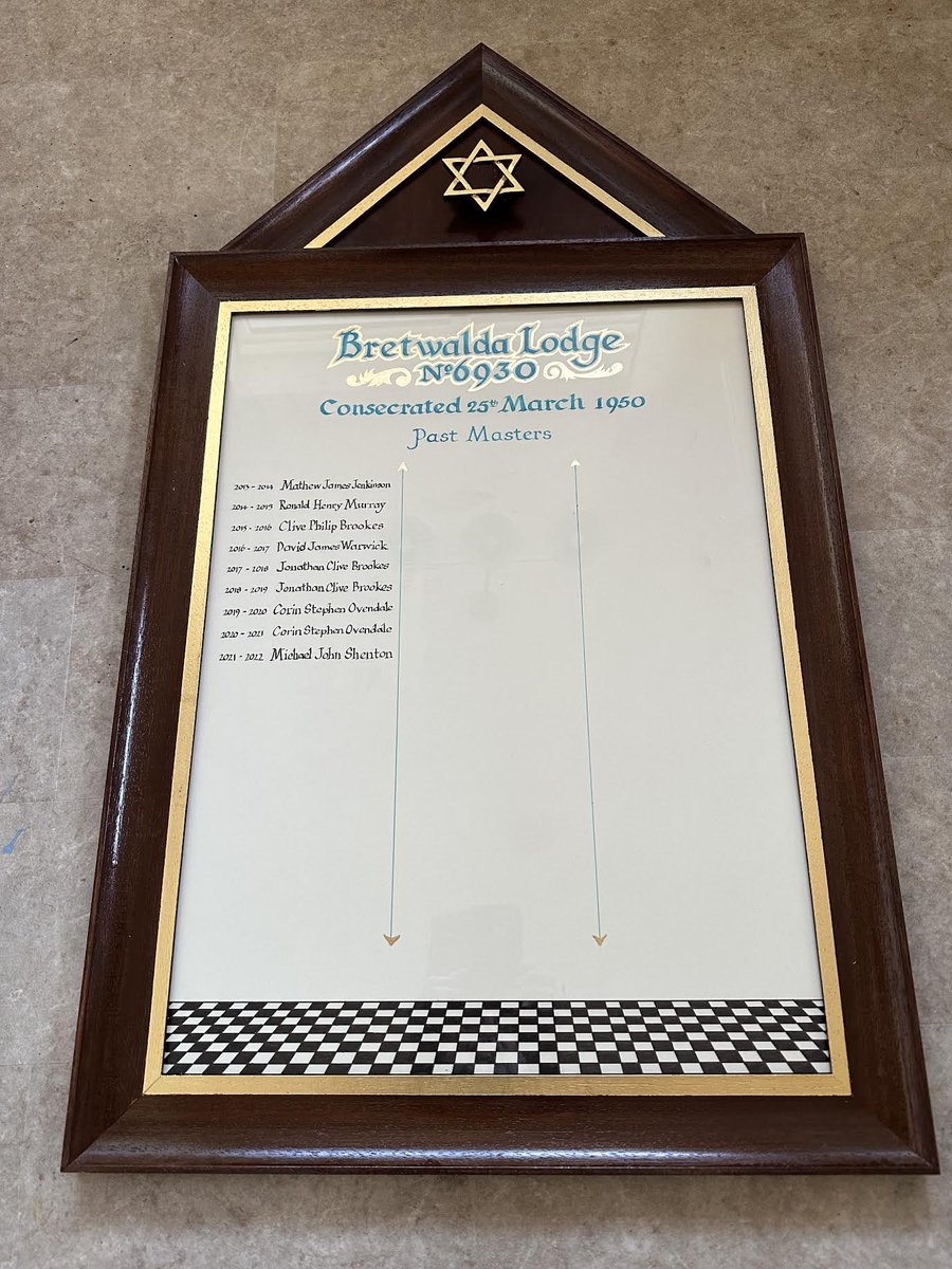 Bretwalda Lodge 6930 tweet media