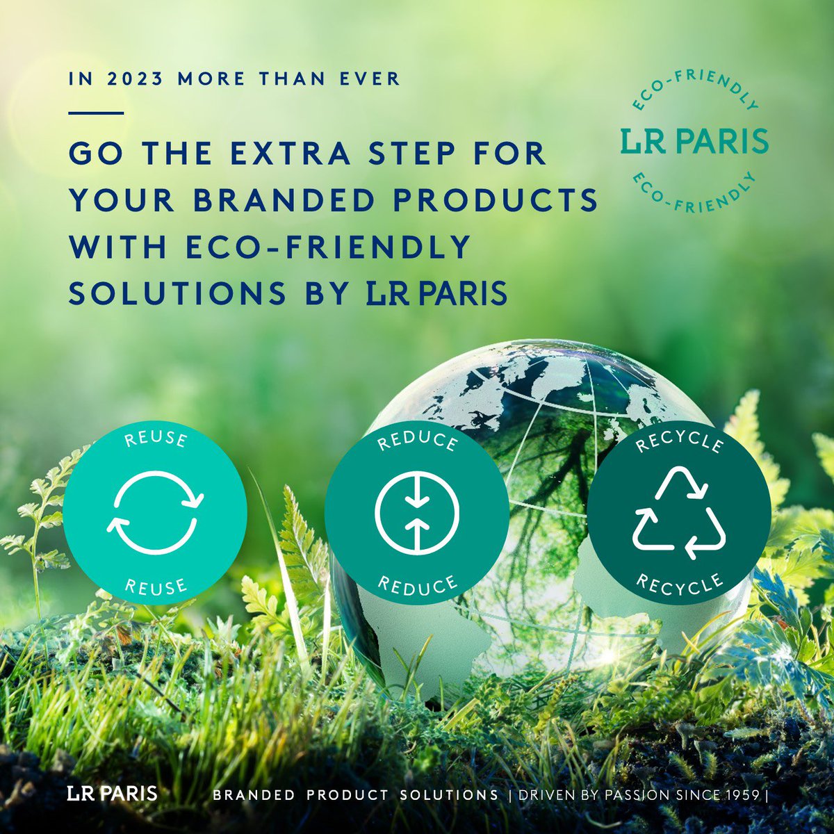 LRParis's tweet photo. As we look forward to the new year, let's work together to make a positive impact on the world with our eco-friendly solutions. Here's to a greener and brighter 2023 from your LR Paris team! https://t.co/u6NcwdNb9u