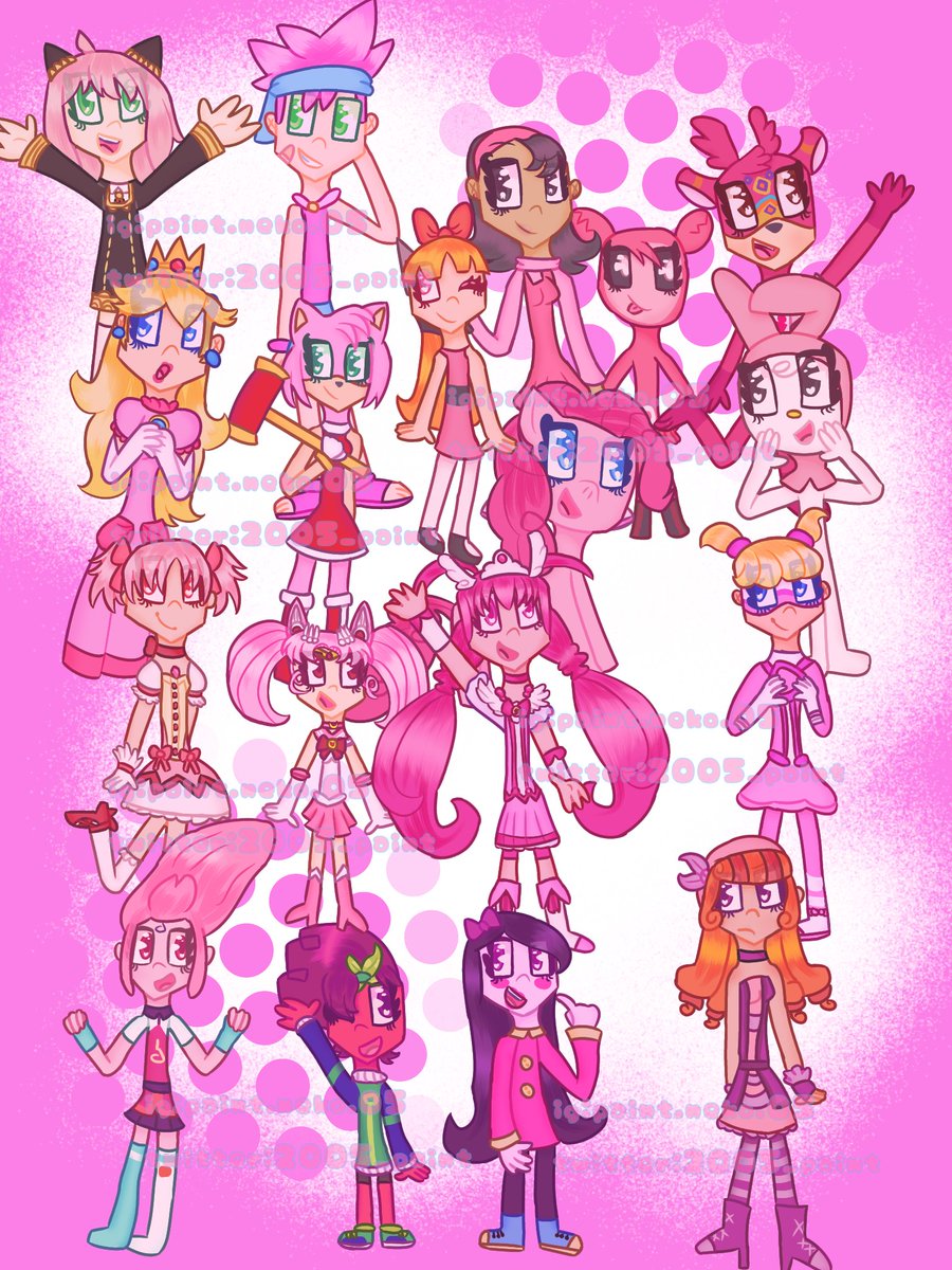 2005Paint's tweet photo. Rosa 🌺🌸

#icobitzip #cuentosespantososparaniñoscaprichosos #kungfuwa #teodoravillavicencio #madokamagica #kanamemadoka #sailorchibimoon #chibiusa #gliterforce #miraculous #princesspeach #amyrose #mlppinkiepie #mymelody #anya #invictor #picosschool #ppg #sushipack https://t.co/fZnreir6KT