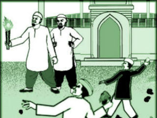 Muslims oppose Govt team’s action against a mosque on encroached land in Aligarh

Harsh, &amp; strict action, even imprisonment should be taken against those who build on encroached land &amp; then oppose the action that is taken on the instruction of the Courts

sanatanprabhat.org/english/68455.…