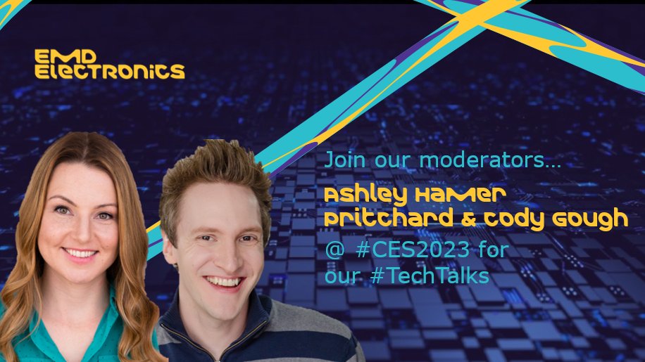 EMD_Electronics's tweet photo. We’re delighted to have @smashleyhamer and @ProducerCody returning to moderate our #TechTalks at #CES2023! The duo will discuss #gaming #digitaloptics & the #metaverse #datacollaboration and the #future of #ai.
Learn more https://t.co/M2haxvcETb https://t.co/nJoKPR24qQ