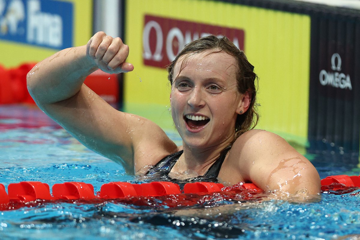 BleacherReport's tweet photo. Katie Ledecky has been named AP Female Athlete of the Year 🙌 https://t.co/cuyehyQuLk