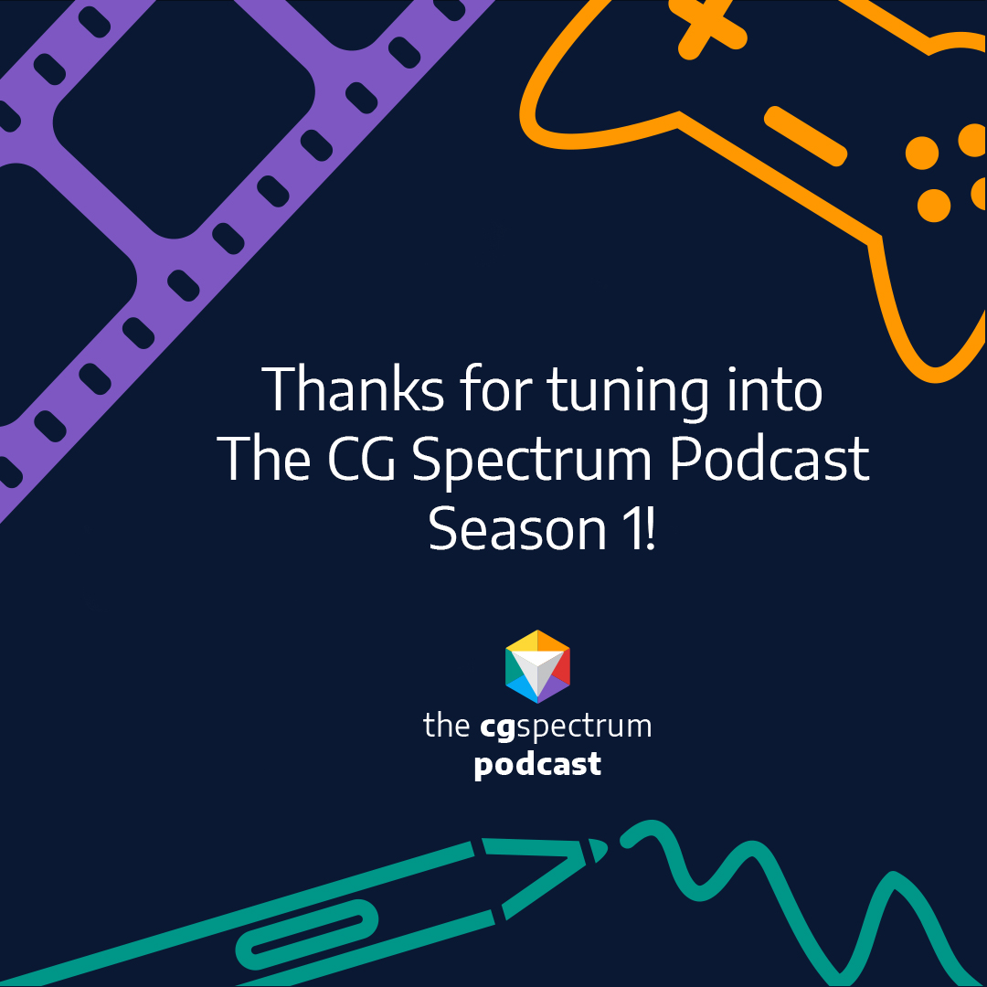 CGSpectrum's tweet photo. And that's a wrap on Season 1 of The CG Spectrum Podcast! Thanks for tuning in, and if you've missed any episodes or want to re-watch your favourites, you can find them all at https://t.co/xMZnL0iWnL
#thecgspodcast #cgspectrum #podcast https://t.co/ermuiektgT