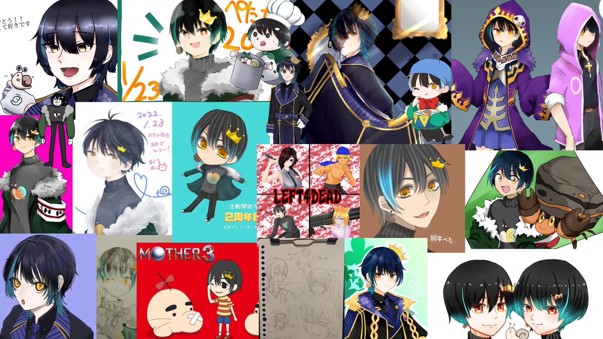 Peta_games's tweet photo. 【固定ツイート】
蝸牛の王様Vtuberの【になうし ぺた】です！いろんなゲームやってます！

🚩YouTube
https://t.co/Rbftwm1FyM
💘推しマーク
｜🐌👑｜
📛ファンネーム
になっこ
👜BOOTH
https://t.co/iD7CJrjrjq
🎨ファンアート
#ぺたのカルシウム
✉️マシュマロ
https://t.co/KeUxG7IaBM https://t.co/YoTn9pa3wm