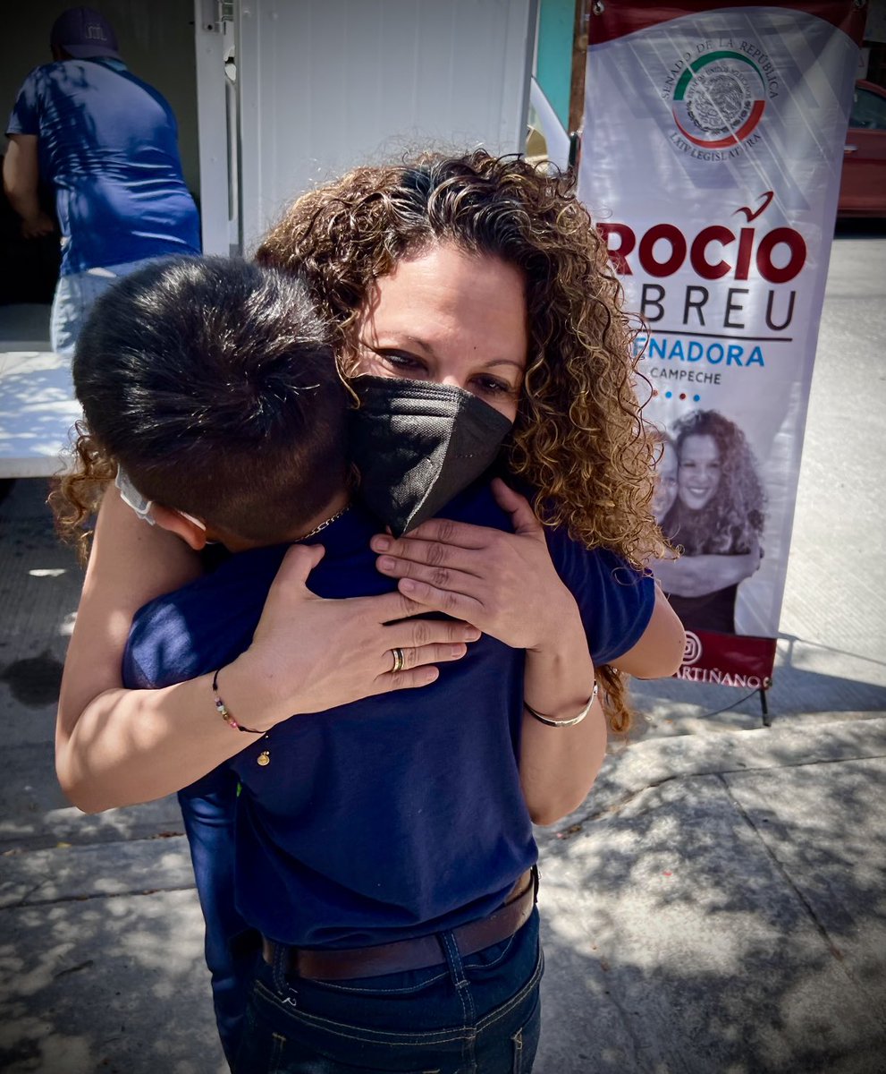 RocioAbreuA's tweet photo. ¡Hay abrazos que los atesoro en mi ♥️!
¡Gracias #Campeche! 🙏 #RocíoContigo https://t.co/ZBfdH9jjHz