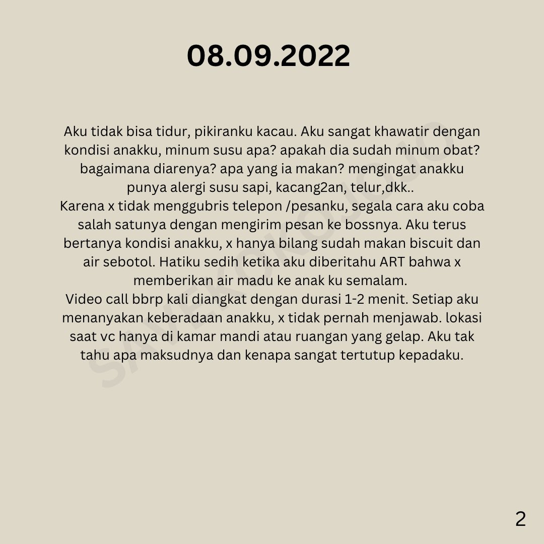 babyGspeakUp's tweet photo. Kembalikan anakku! 
1y4mo usia anak ku ketika dibawa oleh X tanpa seijinku. Ia masih ASI eksklusif selama hidupnya. Aku khawatir apa yg ia minum hari itu? Apalagi fia belum oernah coba sufor. Gak menyangka 7 sept menjadi awal hilangnya anak ku dari sisiku #safejojo https://t.co/zd02fXnNtJ