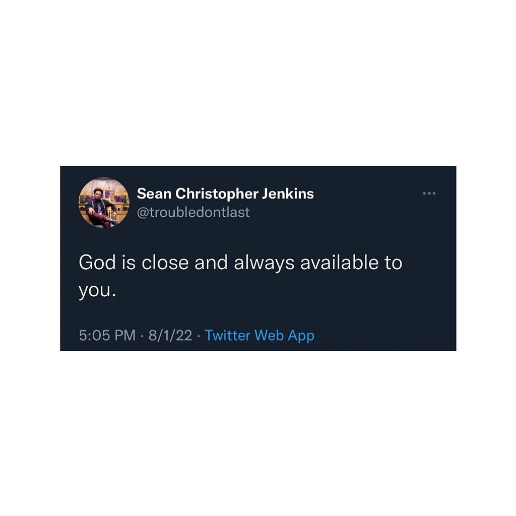 troubledontlast's tweet photo. The great thing about God is you don't need to schedule an appointment to meet with Him.
He is available every second of every day. #godisnear

God is never away off somewhere else; He is always there. #godisalwaysthere

God's Spirit is always near and a… https://t.co/bKbdRknvU4 https://t.co/QigTUF8Nfi