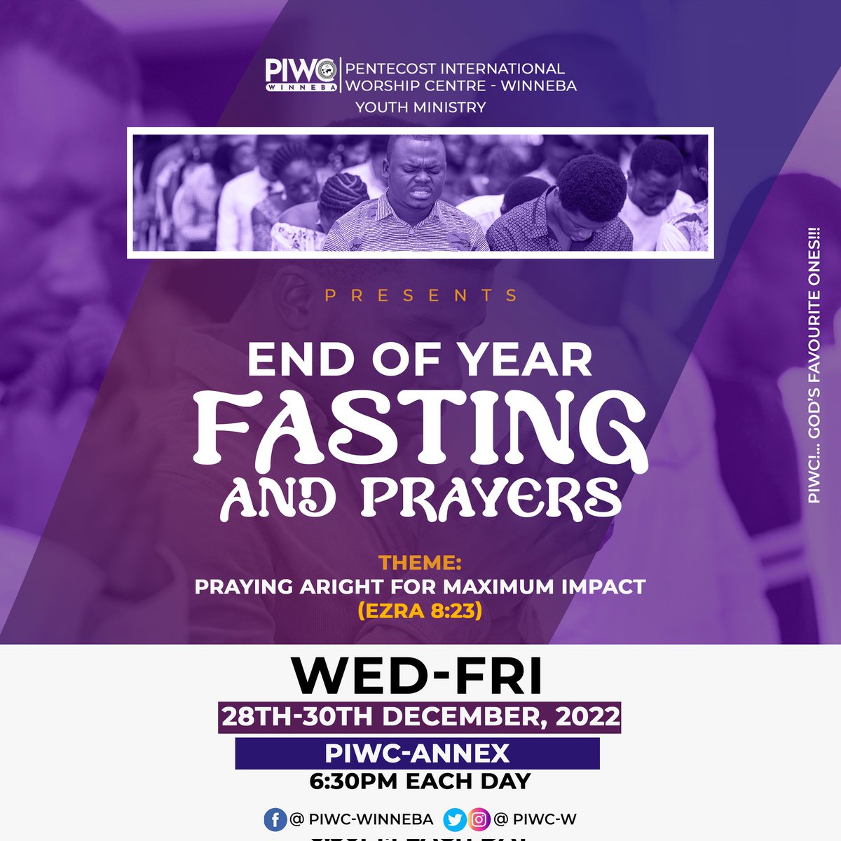piwc_w's tweet photo. Starting tonight 🔥🔥🔥
#PossessingtheNations 
#piwcwinneba 
#GodsFavouriteOnes https://t.co/yt9hVcVS8p