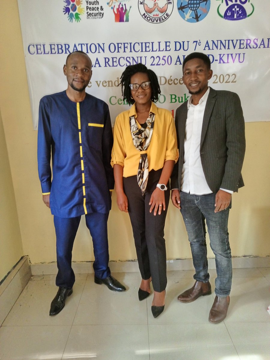 JosephAkilimal5's tweet photo. Un honneur d'avoir reçu la représentante d notre partenaire @gnwp_gnwp Mme @MusimbiNicole ds notre bureau de passage à Bukavu pr la table ronde de présentation d résultats du sondage d besoins sexospécifiques d jeunes ds la localisation du PAN 2250 au Sud-Kivu @leclerc_katrina https://t.co/3BlZpDADPa