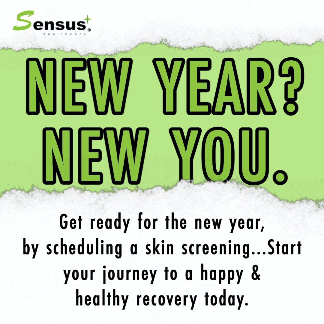New Year's plans? Get ready for the new year, by scheduling a skin screening...Start your journey to a happy &amp; healthy recovery today.

#medicaltechnology #sensushealthcare #healthcare #sensus #medical #dermatology #dermatologist #skin #newyear #2023 #NewYearsPartiesGoneWrong