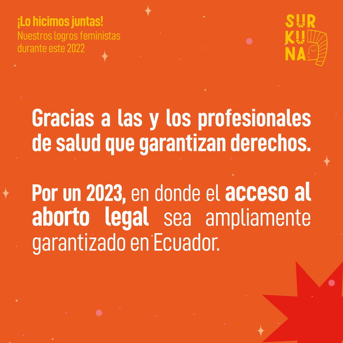 SurkunaEc's tweet photo. ✨Gracias a las investigadoras feministas que levantan evidencia que nos permiten aportar para que estas recomendaciones sean posibles. 

Por un #2023 en donde el cuerpo y el territorio de todas las #MujeresIndígenas esté libre de violencias. 

#RG39 https://t.co/jlNh99wxHg