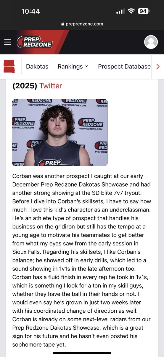 Thanks again <a href="/SDElite_7v7/">SDElite7v7</a> for the opportunity and <a href="/NWahlScouting/">Nate Wahl</a> for the helpful article and the help in my steps for the future! Always a blessing!