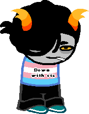 PopoMerrygamz's tweet photo. Okay, this has got to be the dumbest thing that I've made. #homestuck #fantroll #downwithcis https://t.co/kgaRLz1HlS