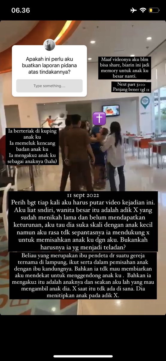 babyGspeakUp's tweet photo. Atas kuasa Tuhan, aku menemukan anakku di Batam.Aku yg datang baik2 hanya ingin bertemu anakku namun tidak disambut baik oleh x dan keluarganya .Aku tidak boleh mendekati anakku #safejojo https://t.co/fXgLVIAgny