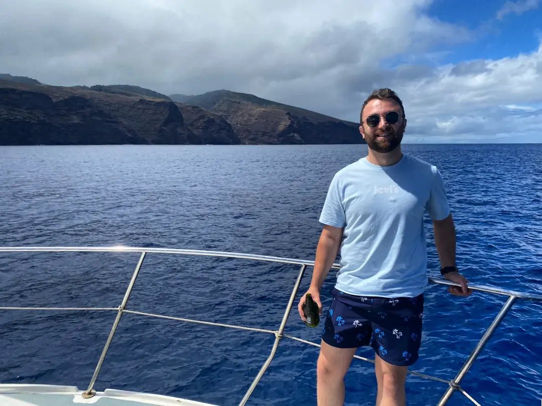 Christmas in St Helena is certainly different than in the UK! Less snow, more dolphins. 
#Island #sthelena #pharmacist #Christmas #sea #boat