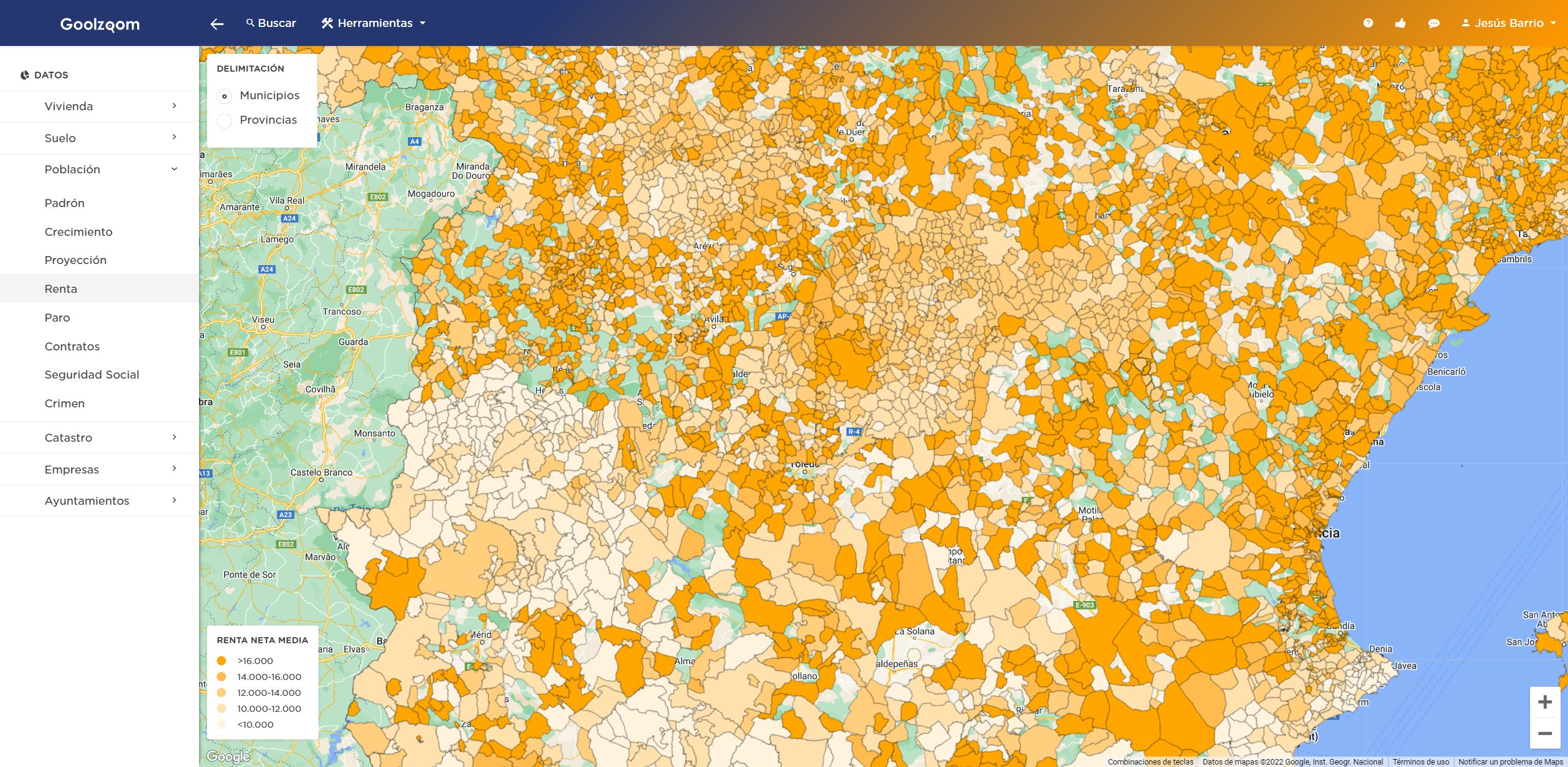 Mapa de España con Comunidades y Provincias - Qlik Community - 1482259