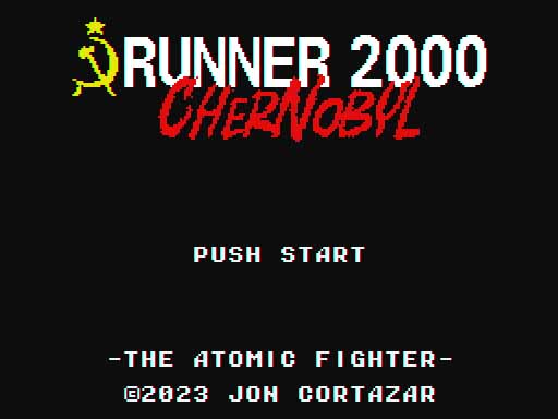 Jon_Cortazar's tweet photo. ¡Anuncio nuevo proyecto personal para #MSX! Su nombre es #CHERNOBYL ☢️ y es la secuela de "Runner 2000", el endless-runner en BASIC que publiqué hace ya 10 años 🏃

¡Pronto disponible, pero si queréis probar la primera parte podéis bajarla aquí! ♥️

👉https://t.co/yWQmjFHFwi https://t.co/V36hrIkfdd