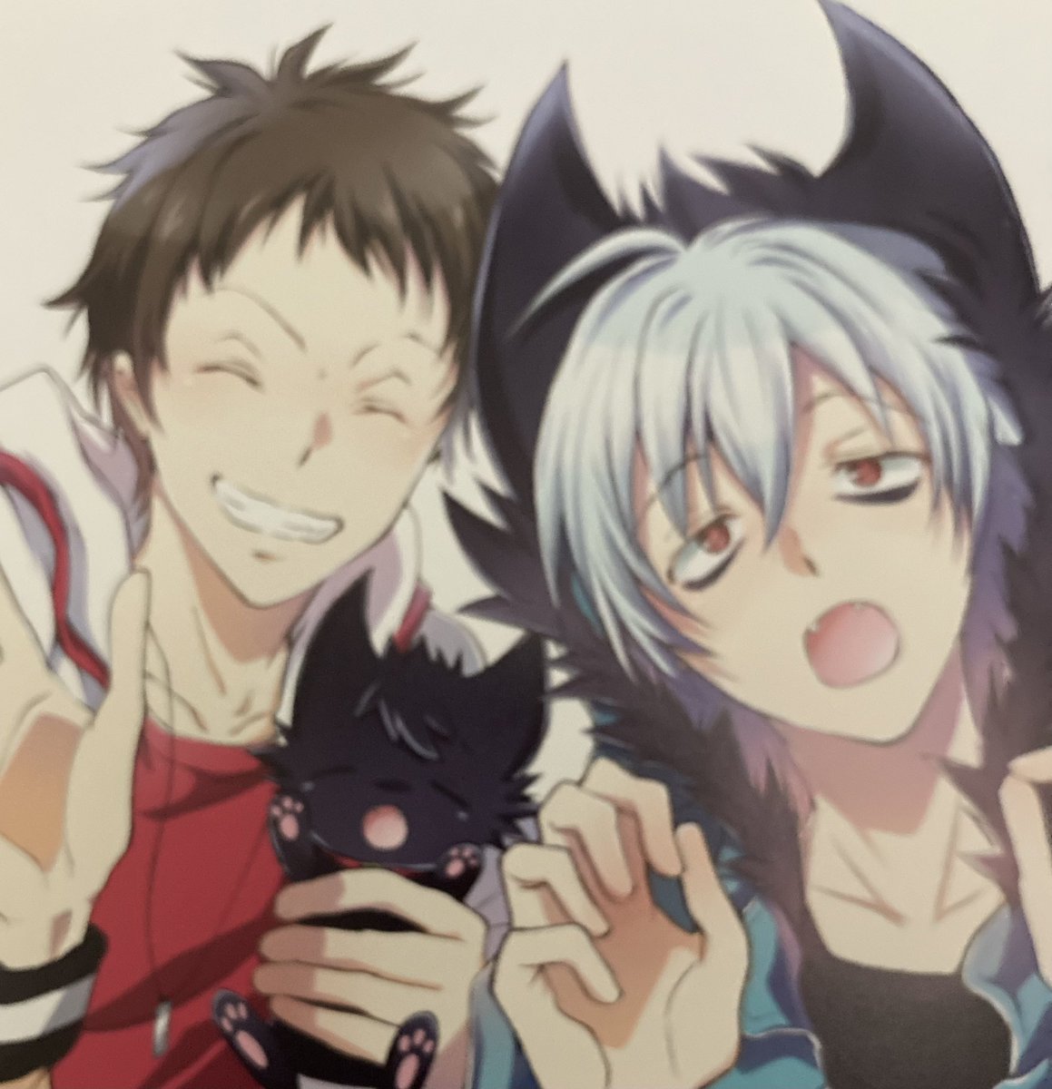 dailyshirota's tweet photo. Daily Mahiru 135 ( Arent they just adorable? )  #shirotamahiru #mahirushirota #servam https://t.co/F9otJLqn7s