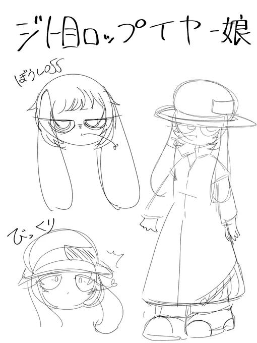 私が好きな女の子
デフォルメと等身 