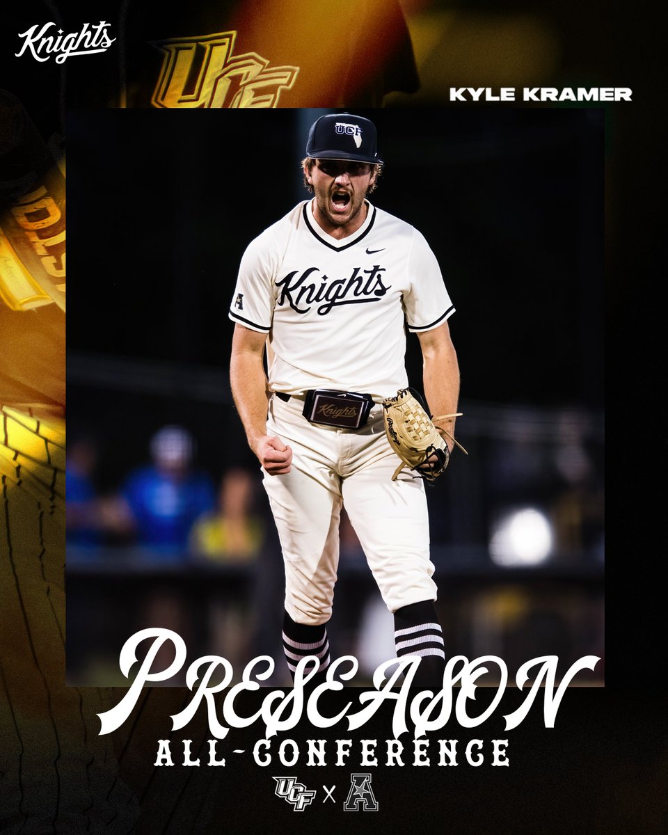 Let's GOOO! 😮‍💨

Kyle Kramer has been named to the <a href="/American_BSB/">American Baseball</a> Preseason All-Conference Team!

#ChargeOn