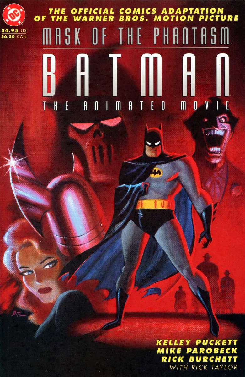 worldsfinest's tweet photo. DC Comics released "Batman: Mask of the Phantasm - The Official Comics Adaptation" on this day (Dec. 28) back in 1993. Adapted by Kelley Puckett and with art by Mike Parobeck, a smaller-sized version of this book was packaged with the MOTP VHS! #BatmanTAS #BTAS30th #DCAU #Batman https://t.co/c5Tp98YPv2