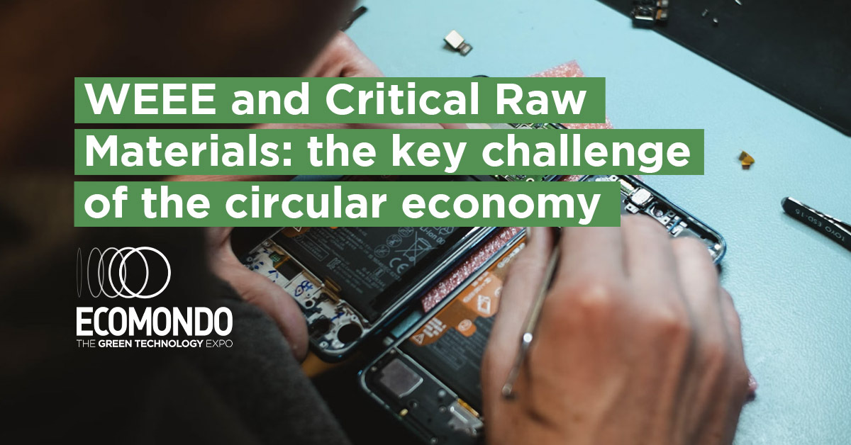 The amount of #WEEE - electrical and electronic waste - is increasing at a very rapid rate.

Discover more about the WEEE proper recycling: read the article of <a href="/emanuelebompan/">Emanuele Bompan</a> e <a href="/GiorgioKaldor/">Giorgio Kaldor</a> on Ecomondo Blog 👉 bit.ly/3FRHaoM

#Ecomondo #IEGexpo