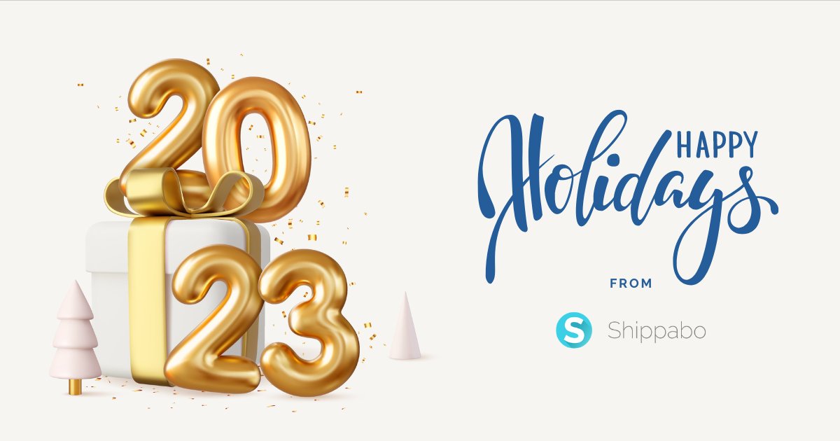 Shippabo's tweet photo. Raising a glass 🥂 for all of our amazing customers, partners, and friends in the industry that made 2022 a memorable one for us! Thank you, and we wish you a very happy new year! 🎉 https://t.co/qVcTEVx82N