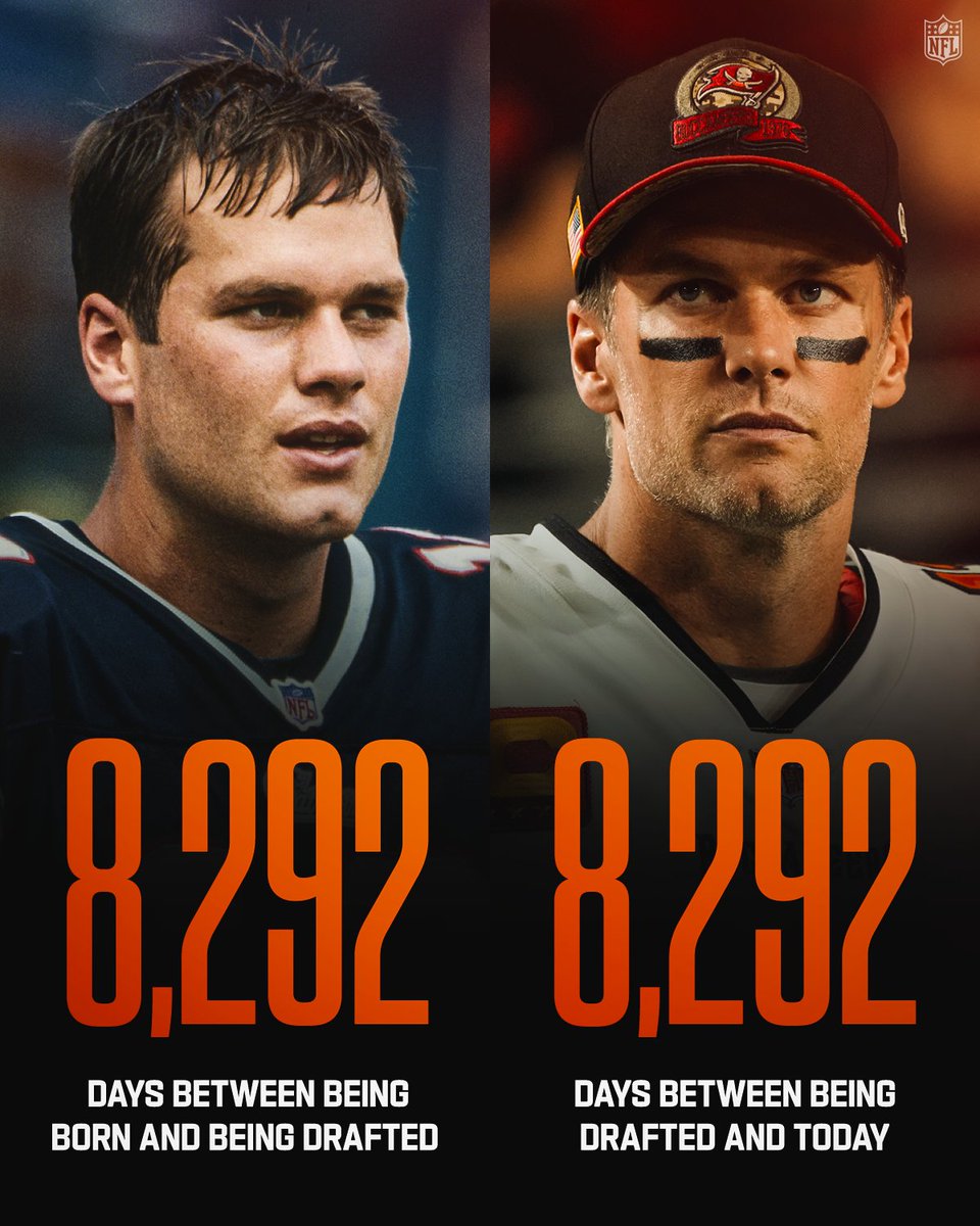 .<a href="/TomBrady/">Tom Brady</a> has been in the league for half his life 😱
