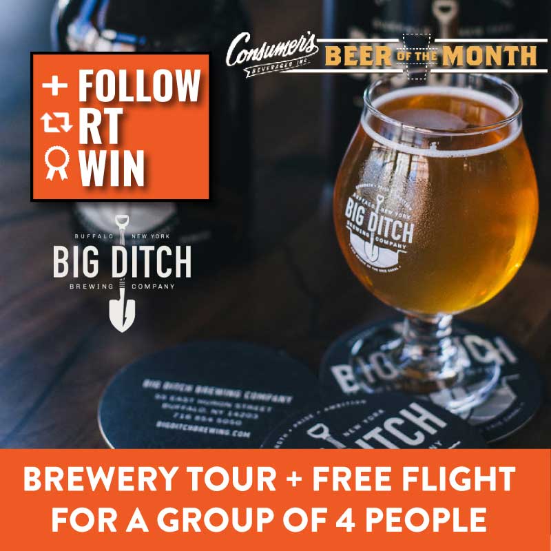 ConsumersBeer's tweet photo. We have another giveaway with @bigditchbrewing!

A brewery tour and a free flight for a group of 4 people! Retweet to be entered.

Must be 21+, ends 12/30/22 https://t.co/SgggXXvJjP