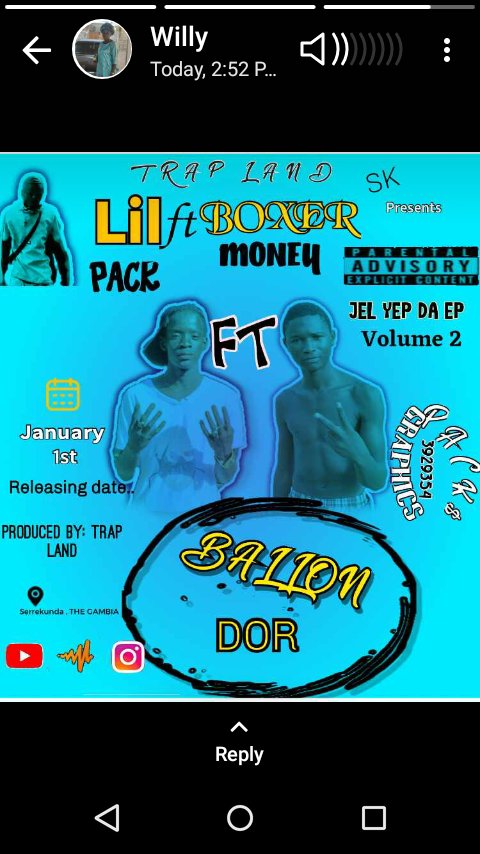 LilSparta8's tweet image. Hit song ever
#BallonDor
#Lil pack ft boxer money x lil sparta
#GamVibes
#goviral