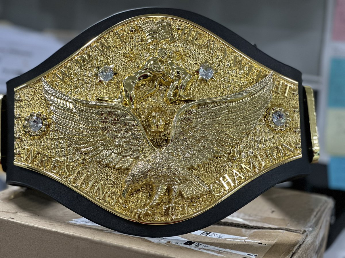 Look at what I got myself for Christmas 🎄-
Past WWWF Champions like Pedro Morales, Stan “The Man” Stasiak, Bruno Sammartino, Superstar Billy Graham and Bob Backlund all held this version of the World Championship! <a href="/wwe/">WWE</a> <a href="/BustedOpenRadio/">SiriusXM Busted Open</a> <a href="/davidlagreca1/">Dave LaGreca</a>