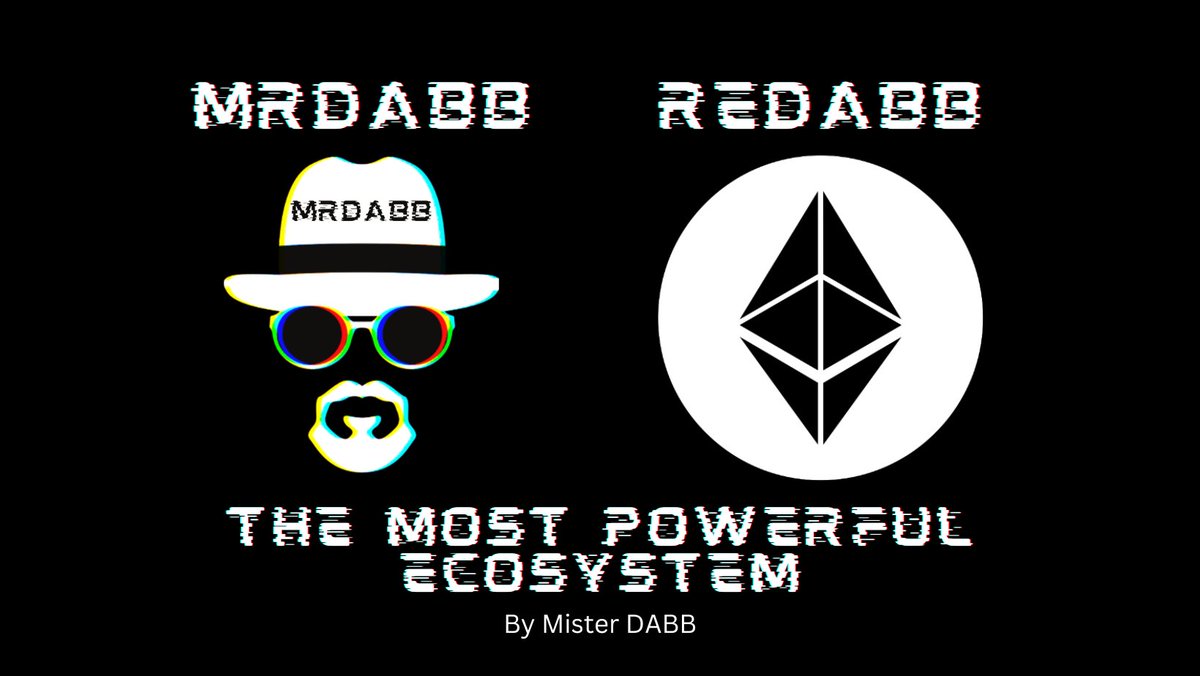 This is for everybody to understand our ecosystem.

If we get $REDABB to 100k in trade vol each day for 7 days and you hold 1% of $MRDABB &amp; $REDABB tokens you will be able to claim weekly $1260 / #1ETH 

And $MRDABB will get around 50 $ETH in buybacks and burns kek

True #DeFi
