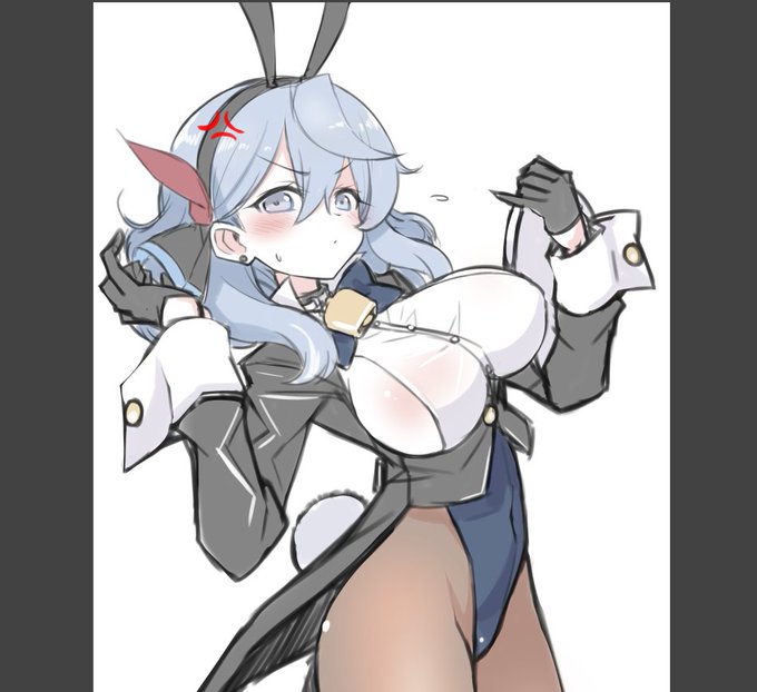 おら!横乳変態バニー!ラフできたぞ!! 