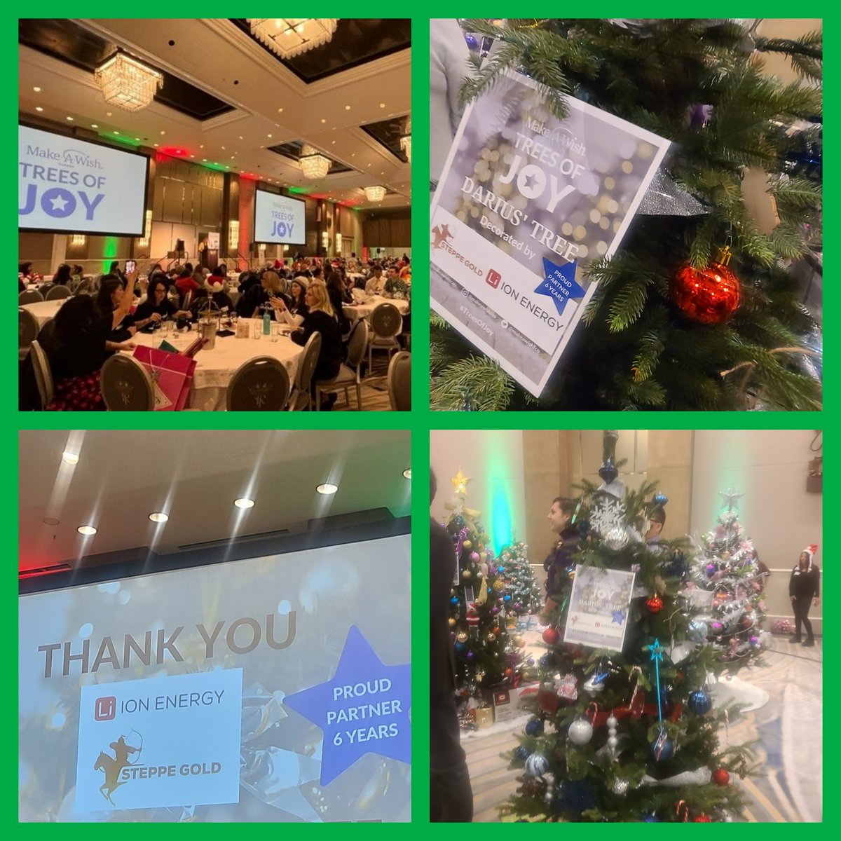 IonEnergyLtd_'s tweet photo. As $ION's team reflects on 2022 & is filled with lots of #gratitude, we also feel honoured to have helped make a #holiday wish come true!
Thank you to @MakeAWishCA & Shaun Usmar of @TripleFlagPM for the opportunity through their annual #TreesOfJoy event!
#GivingBack #Community https://t.co/Zt6PFDyXnc