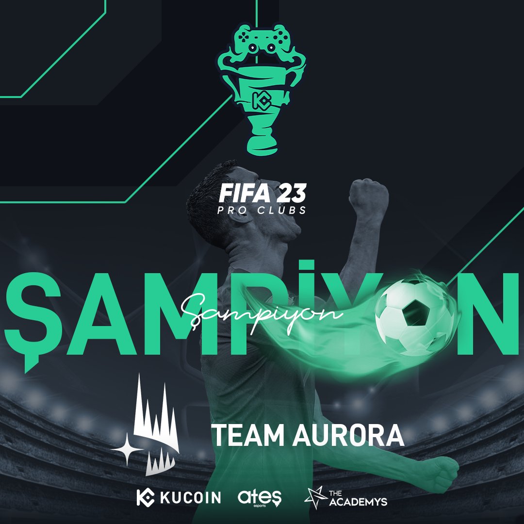 🏆 ŞAMPİYON INFO YATIRIM TEAM AURORA 🏆

KUCOIN CUP #3 - FIFA 23 Pro Clubs mücadelesinde şampiyon <a href="/AuroraEspor/">Team Aurora</a> oluyor!

Tebrikler Info Yatırım Team Aurora! 🎉 
<a href="/kucoincom/">KuCoin</a> <a href="/KuCoinTurkey/">KuCoinTR</a>

<a href="/atesesports/">Ateş Spor Organizasyon</a>
#GötürBeniAya