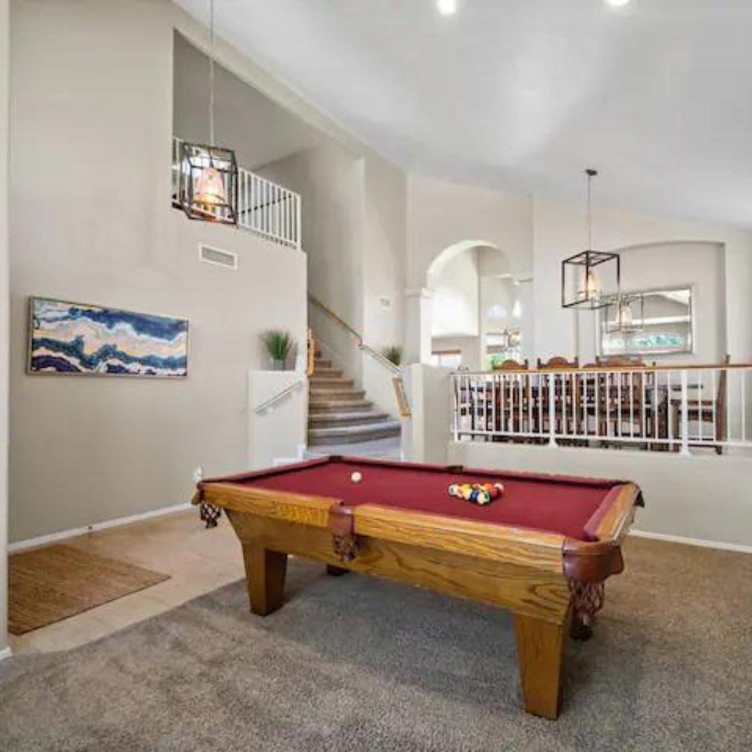 Rack ‘em and clack ‘em in our game room. 🎱 Our property features an extensive list of fun on-site activities for your whole group!

Check them out: bit.ly/3LsuGX0

#vacationhome #visitaz #scottsdaleaz #scottsdalearizona #azluxuryrental #airbnbaz #thingstodoinarizona