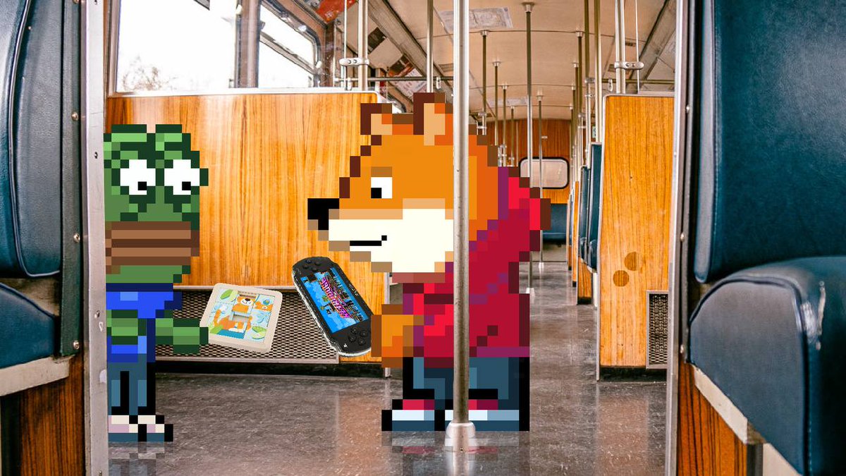 R3x_Retro's tweet photo. Ngl - been preoccupied playing with my new toyz 😊 ty @RetroDogeBSC and @santa - you are the best!!!! @Pepe_t_co and I have matching handhelds ❤️ anyone get any fire new toyz 👉👈

#bestfriends #retrodoge #uhhhh https://t.co/eFF8JdSpNh