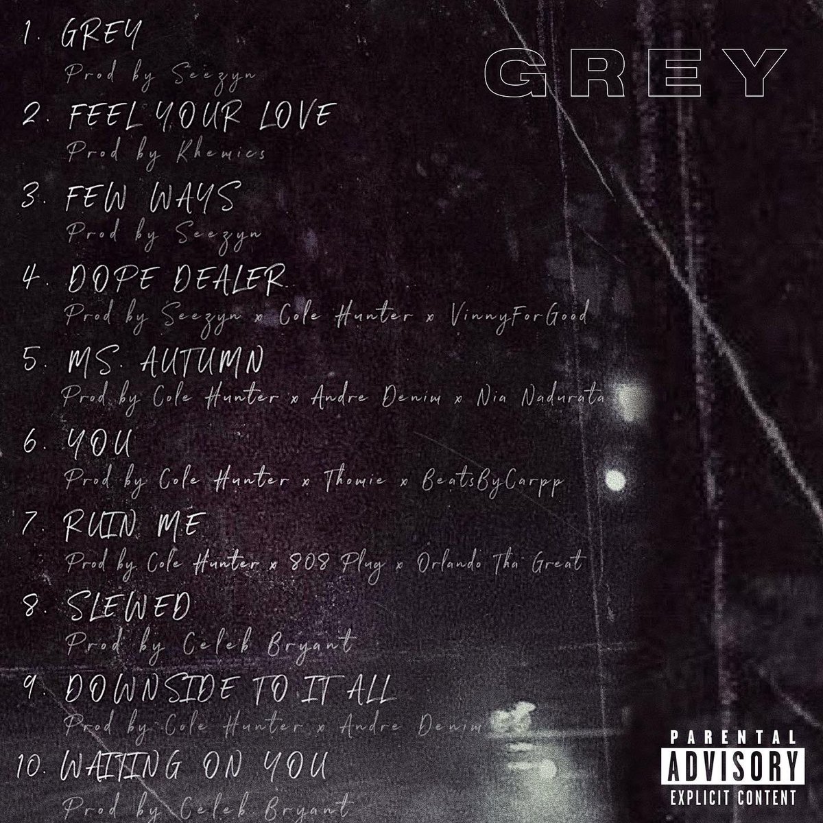 Seezyn_'s tweet photo. Tonight โข โGREYโ โข The Mixtape ๐ฟ
Retweet & Comment โ๐คsโ if youโre ready
#Seezyn #Grey https://t.co/MaP06oR8yo