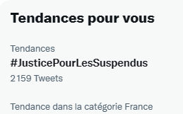 aragon_jb's tweet photo. Revoilà en tendance #JusticePourLesSuspendus !
Toujours solidaires ! On tweete et retweete !!! 
Faisons monter !!! https://t.co/den3ngg73a