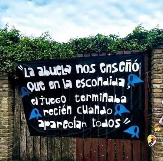GarbeaBeatriz's tweet photo. @abuelasdifusion @espacio_memoria Buenísimo! https://t.co/YPYOWTreT6