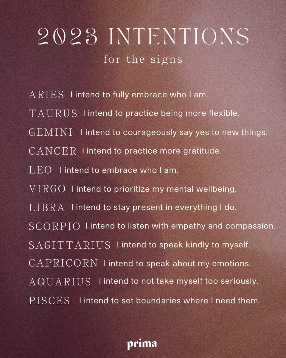 Manifest and set your intentions. 2023 is the year of gratitude. 💛 What's your zodiac sign ? Tell us below 👇