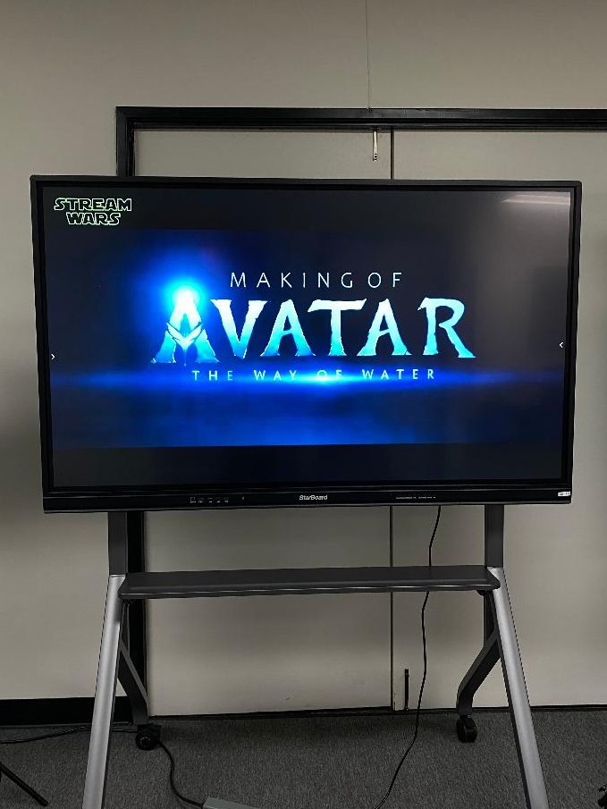StarBoardUSA_'s tweet photo. Watch your favorite TV shows and movies on our quick and high quality panels! Take advantage of the screen mirror feature which allows you to view on a bigger screen 🖥 ✨ #starboardusa #starboardsolution #avatar2movie #interactivepaneldisplay https://t.co/FaFdQtqHSx