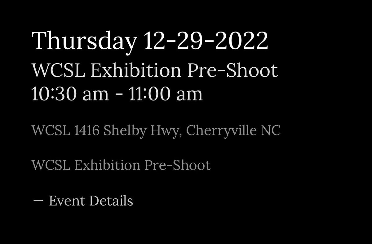 NewYearShooters's tweet photo. Cherryville New Years Shooters will be at WCSL - KTC Broadcasting tomorrow at 10:30am #wcsl #ktcbroadcasting #cherryvilleshooters https://t.co/jmu4neHtDh