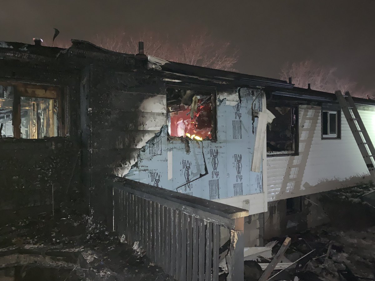 GFDLocal3792's tweet photo. Companies responded to Ann Marie Drive last night at 01:11am for the reported house on fire with people trapped. Engine 4562 arrived on scene in 5 minutes and reported heavy fire showing from the rear of the home. https://t.co/sRyP950qmb