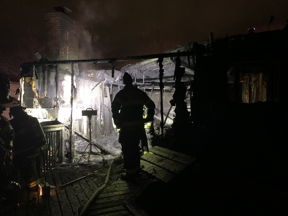 GFDLocal3792's tweet photo. Companies responded to Ann Marie Drive last night at 01:11am for the reported house on fire with people trapped. Engine 4562 arrived on scene in 5 minutes and reported heavy fire showing from the rear of the home. https://t.co/sRyP950qmb