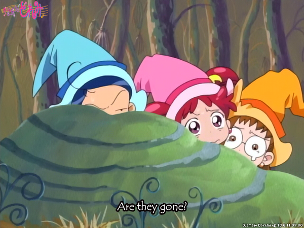Ojamajo Doremi ep.13 @ 11:07.80
"Are they gone?"
#OjamajoDoremi