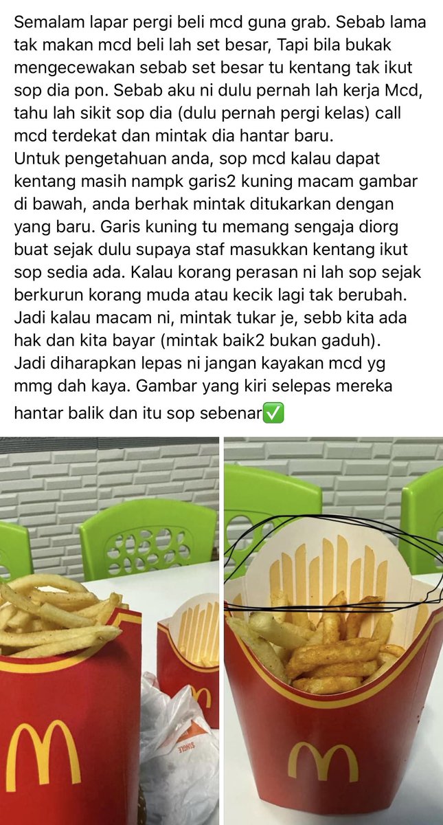 AbudiAlsagoff's tweet photo. Info berguna supaya mekdi tak mengambil kesempatan terhadap anda: https://t.co/52ScHdVqcP