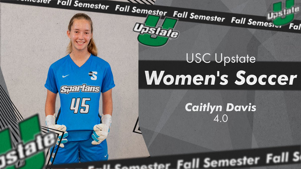 UpstateWSoccer's tweet photo. Congratulations to Ashley Finn, Natasha Ferreira, Caitlyn Davis, and Cora Brendle for achieving a perfect 4.0 GPA this semester.

🔗 | https://t.co/1pyOA5F9yC

#SpartanArmy 🔗 https://t.co/W4jlZx7VA0